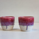 Handmade Ceramic Large Cup - Deepest Pink