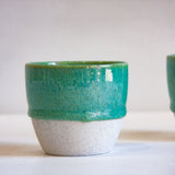 Handmade Ceramic Cup - Seafoam