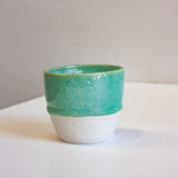 Handmade Ceramic Cup - Seafoam