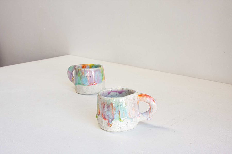 Handmade Ceramic Chunky Mug - Colour Theory