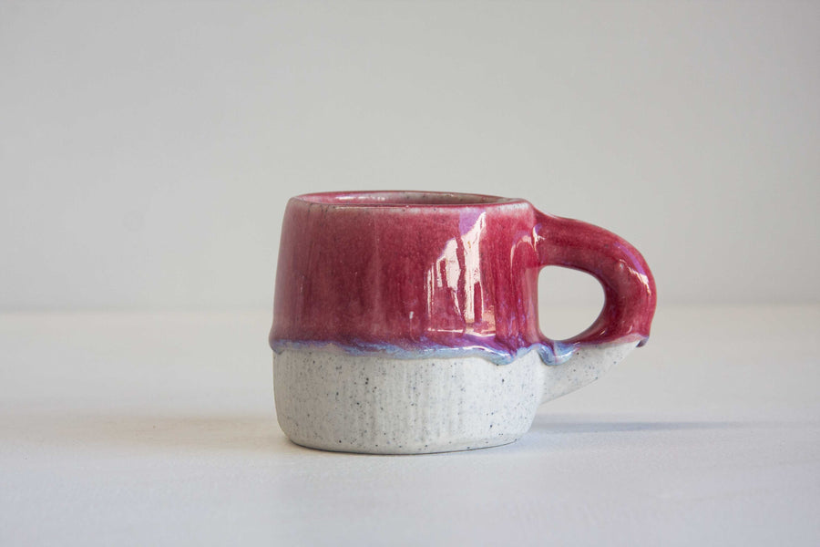 Seconds Sale Handmade Ceramic Mug - Deepest Pink