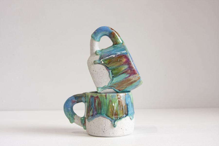 Handmade Ceramic Chunky Mug - Opal