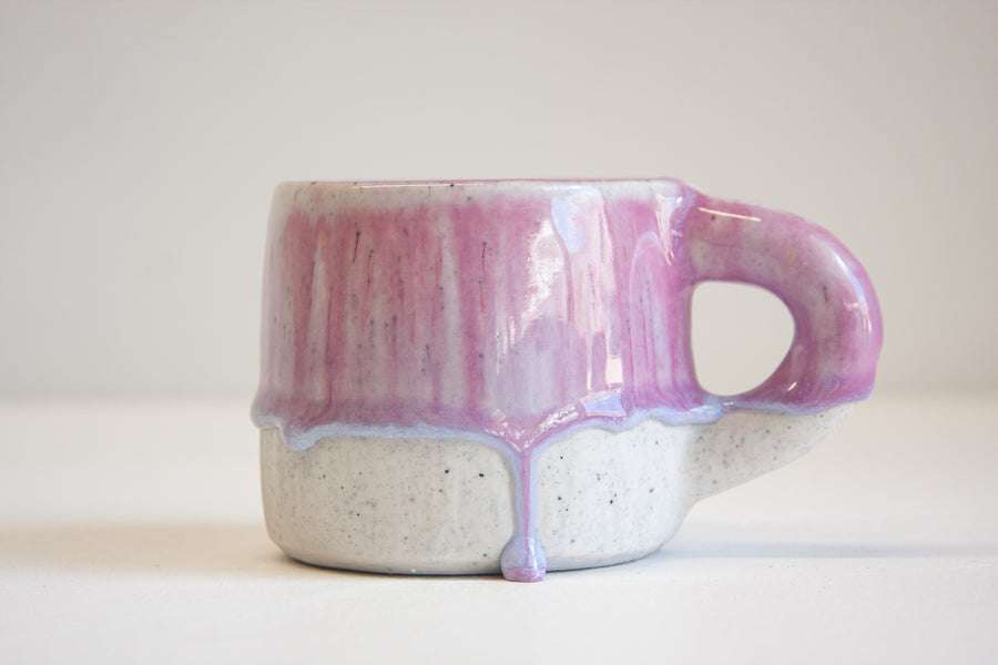 Handmade Ceramic Chunky Mug - Lilac