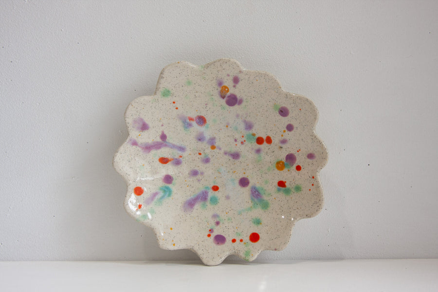 Handmade Ceramic Petal Bowl - Speckle Colour Theory