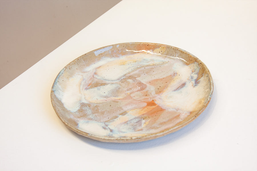Handmade Ceramic Platter - Marshmallow