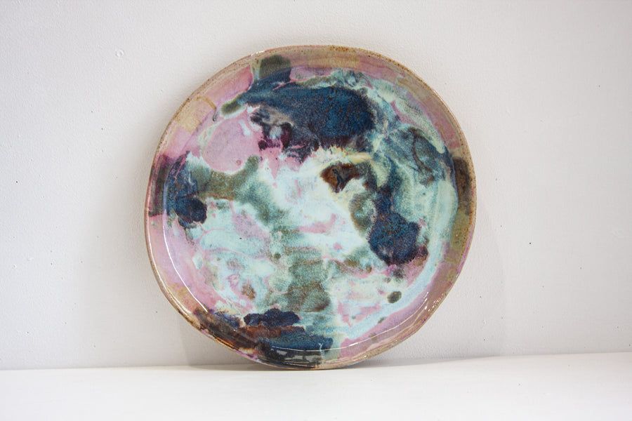 Handmade Ceramic Platter - Supernova