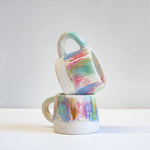 handmade ceramic pastel mug