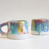 Seconds Sale Handmade Ceramic Mug - Rainbow