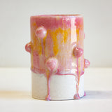 Handmade Ceramic Small Bauble Vase - Sherbet