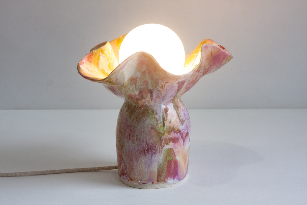 handmade ceramic decorative table lamp