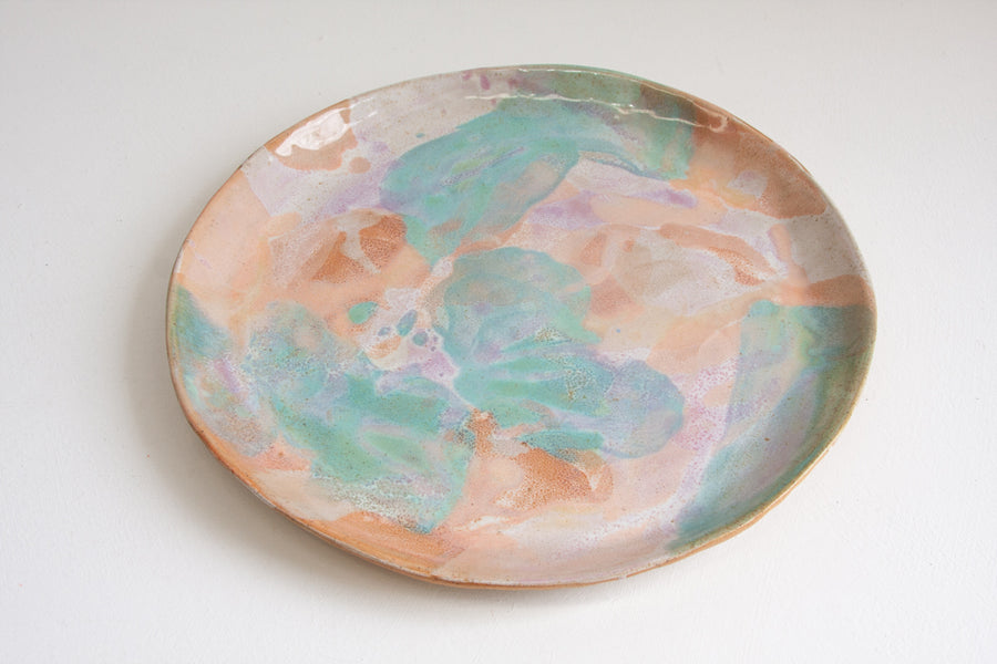 Handmade Ceramic Large Platter - Sugared Almond