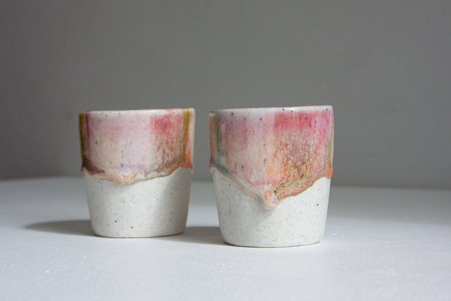 Handmade Ceramic Espresso Cup - Blossom