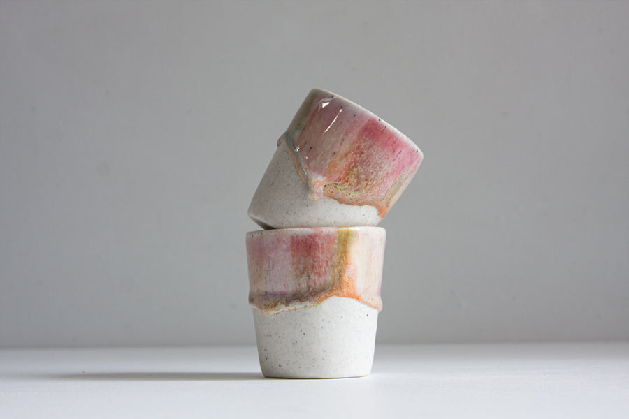 Handmade Ceramic Espresso Cup - Blossom