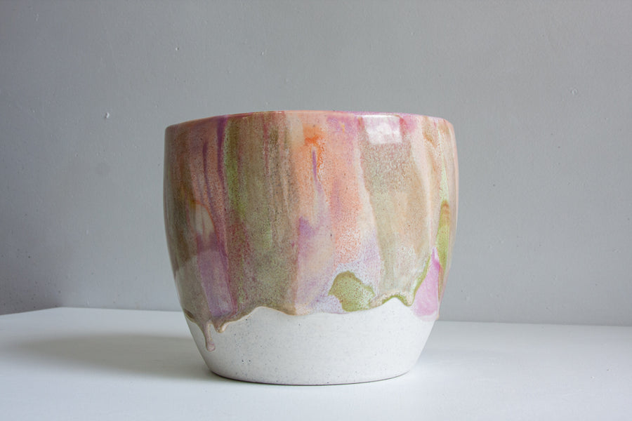 Handmade Ceramic Large Planter - Blossom