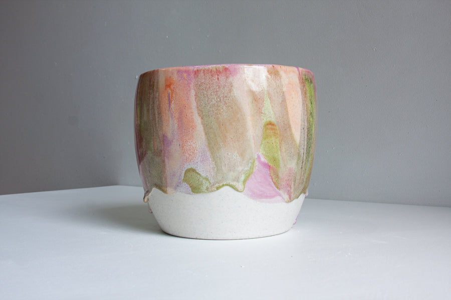 Handmade Ceramic Large Planter - Blossom