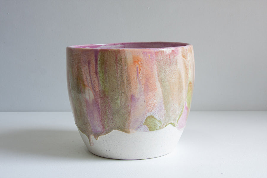 Handmade Ceramic Large Planter - Blossom