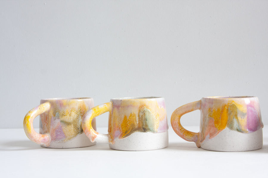 Handmade Ceramic Mug - Pansy