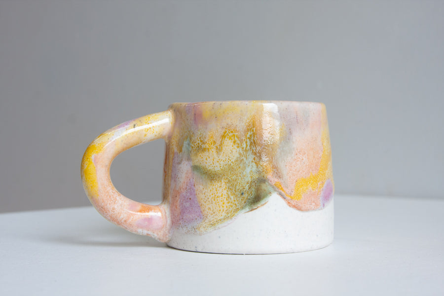 Handmade Ceramic Mug - Pansy