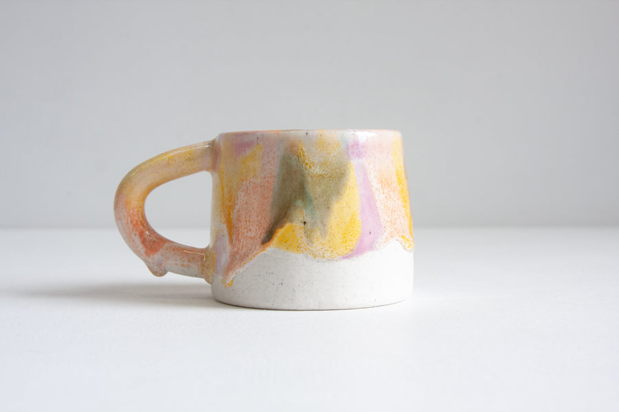 Handmade Ceramic Mug - Pansy