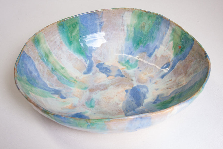 Handmade Ceramic Large Fruit Bowl - Sorbet