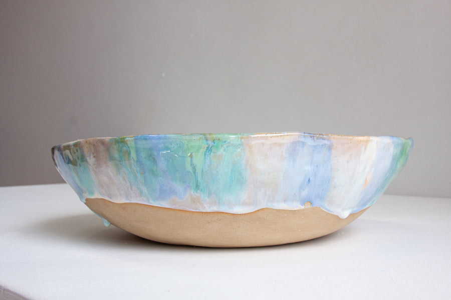 Handmade Ceramic Large Fruit Bowl - Sorbet