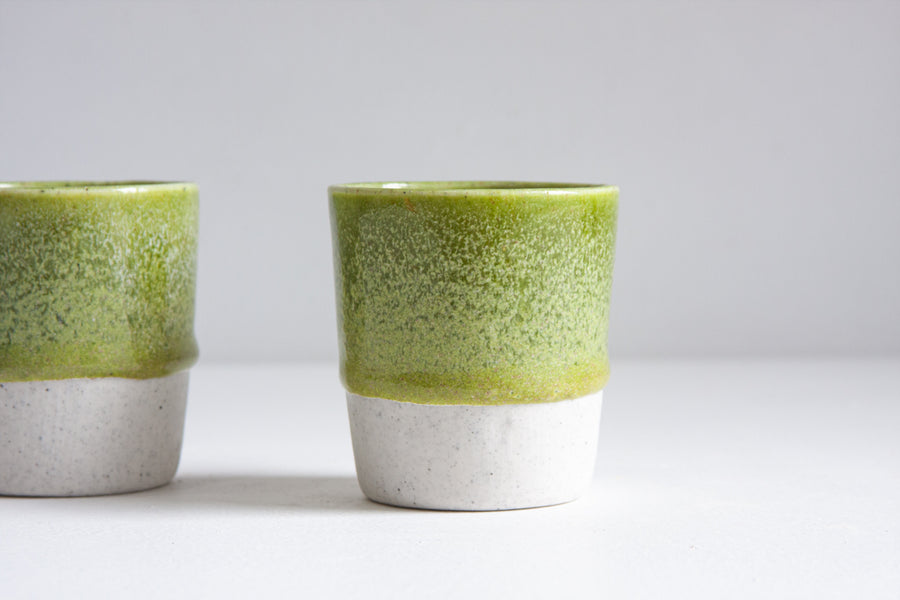 Handmade Ceramic Tumbler - Moss Green