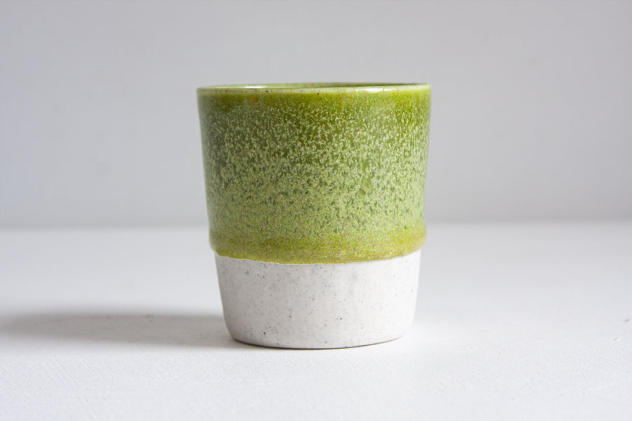 Handmade Ceramic Tumbler - Moss Green