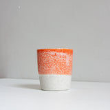 Seconds Sale Handmade Ceramic Tumbler - Orange