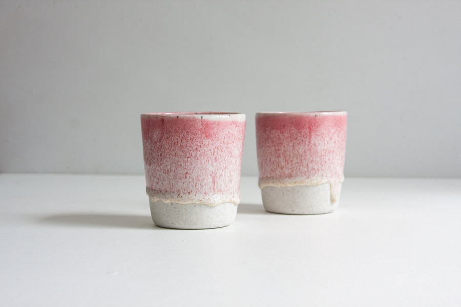 Seconds Sale Handmade Ceramic Tumbler - Pink