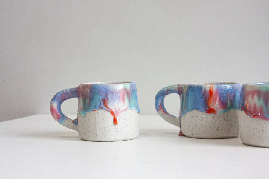 Seconds Sale Handmade Ceramic Mug - Fairy Floss