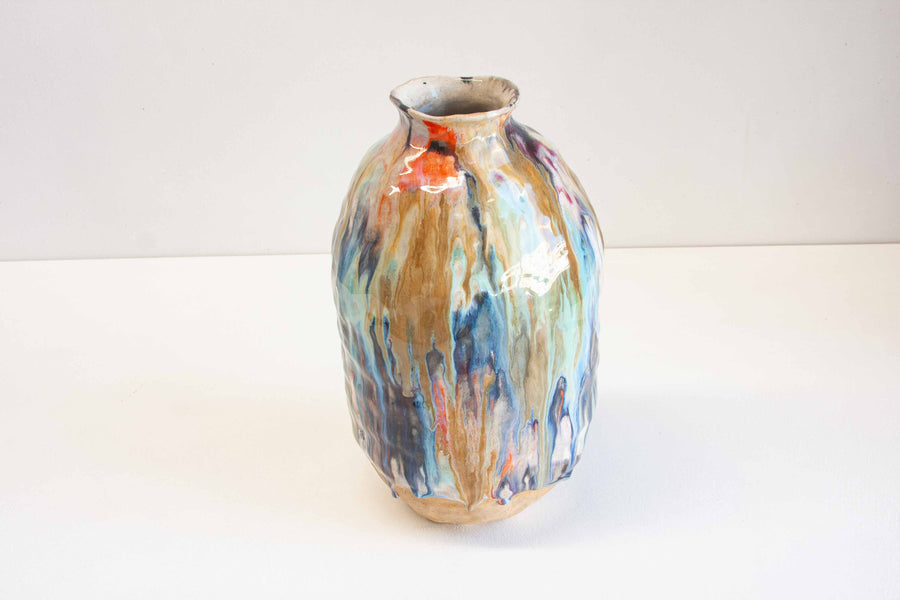 Handmade Ceramic Large Vase - Confetti