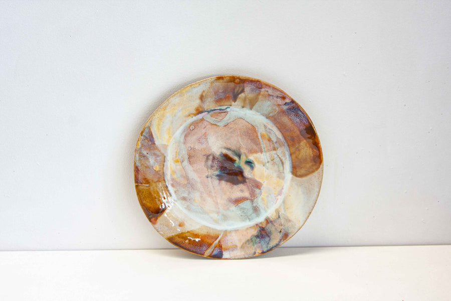 Handmade Ceramic Dinner Plate - Autumn