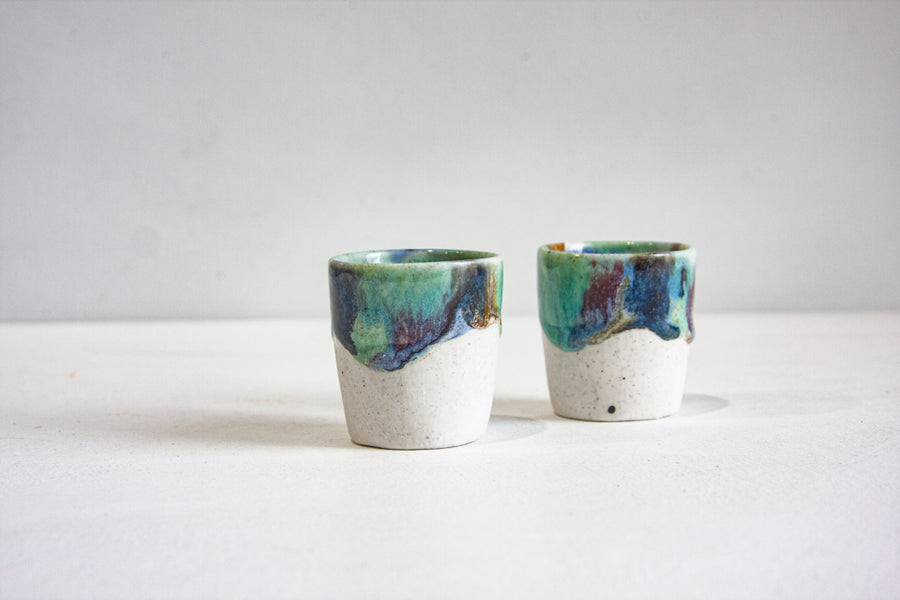 Seconds Sale Handmade Ceramic Espresso Cup - Opal