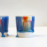 Seconds Sale Handmade Ceramic Espresso Cup - Galaxy