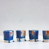 Seconds Sale Handmade Ceramic Espresso Cup - Galaxy