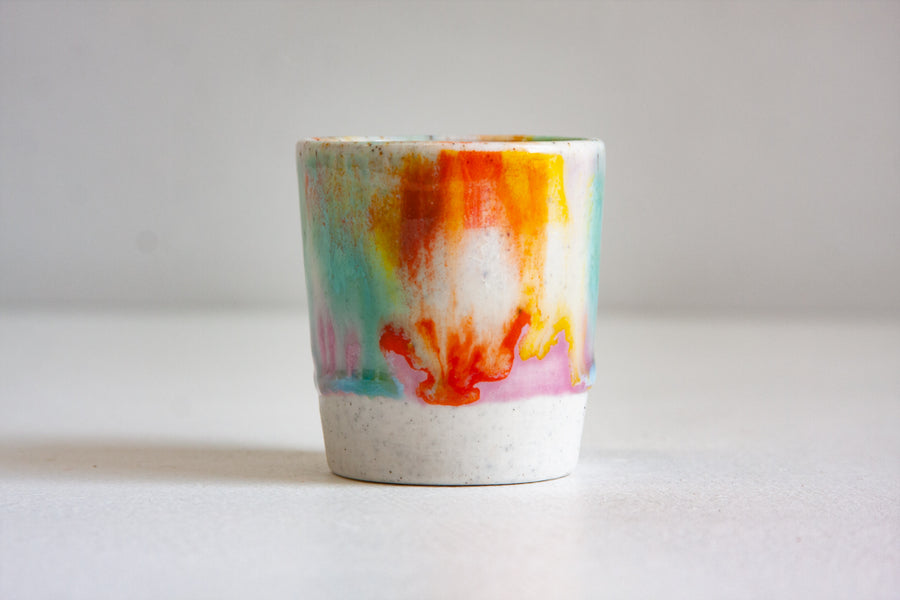 Handmade Ceramic Espresso Cup - Colour Theory