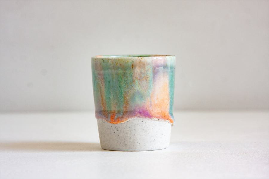 Handmade Ceramic Espresso Cup - Sugared Almond