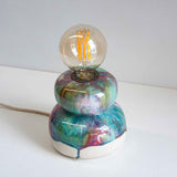 Handmade Ceramic Table Lamp - Rose Pistachio