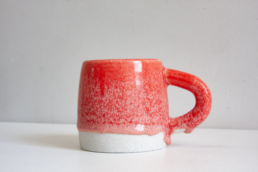 Handmade Ceramic Large Mug - Red