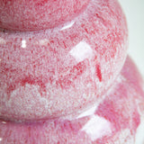 Handmade Ceramic Large Smoosh Vase - Pink