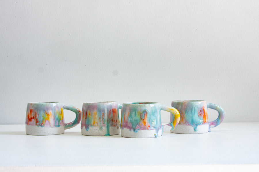 Handmade Ceramic Chunky Mug - Colour Theory