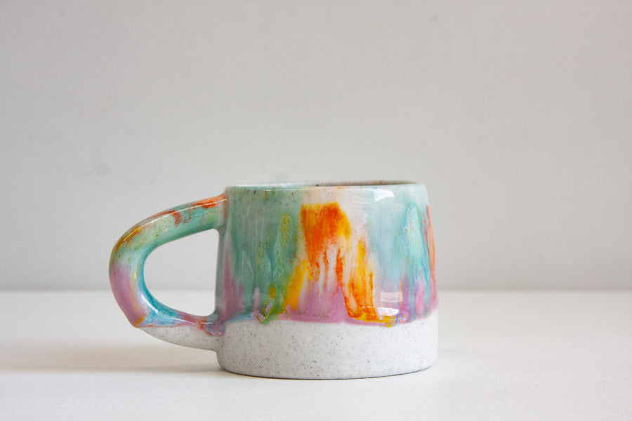 Handmade Ceramic Chunky Mug - Colour Theory