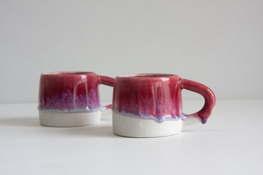 Handmade Ceramic Mug - Deepest Pink