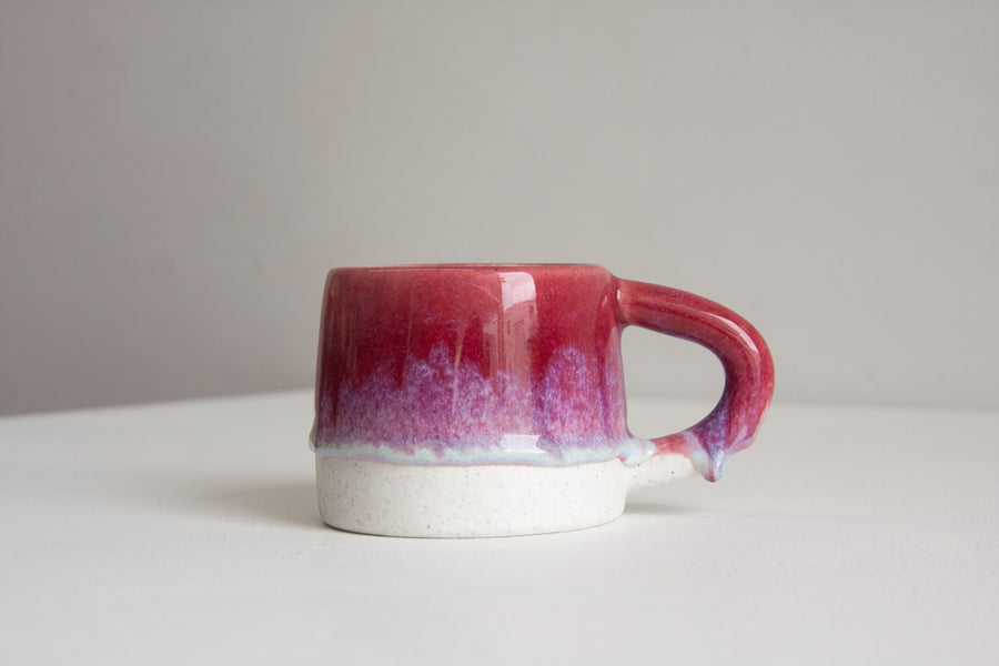 Handmade Ceramic Mug - Deepest Pink