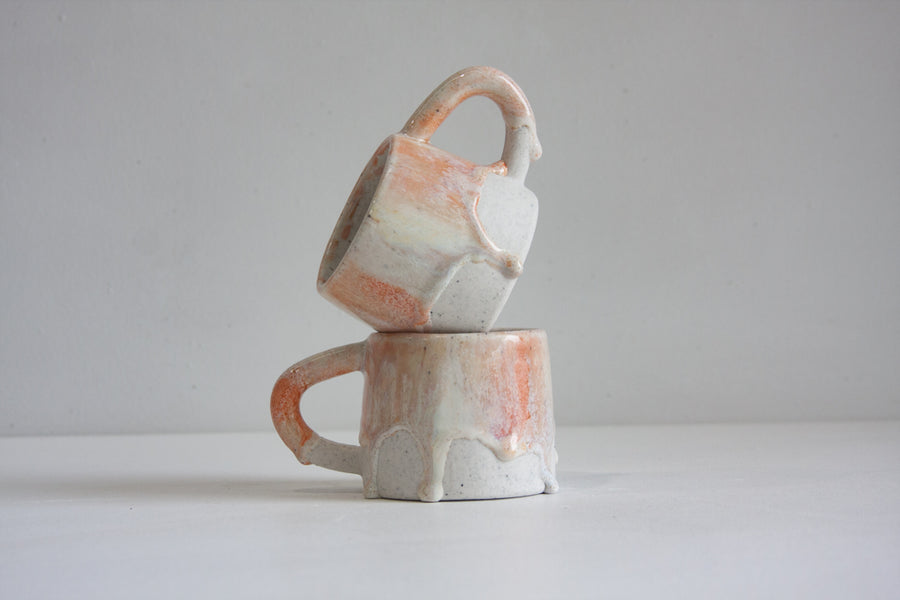 Seconds Sale Handmade Ceramic Mug -  Marshmallow