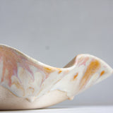 Handmade Ceramic Oyster Platter - Marshmallow