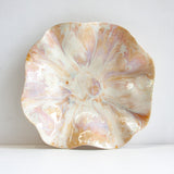 Handmade Ceramic Oyster Platter - Marshmallow