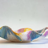 Handmade Ceramic Oyster Platter - Pansy