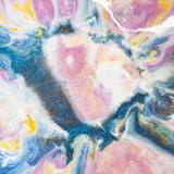 Handmade Ceramic Oyster Platter - Pansy