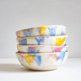 Handmade Ceramic Pasta Bowl - Daisy